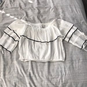 Off the shoulder shirt